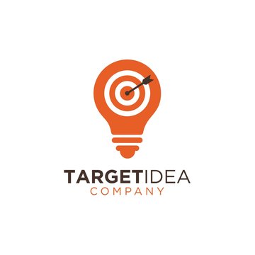 target idea logo design template