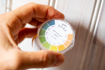 Rouleau de papier indicateur de pH