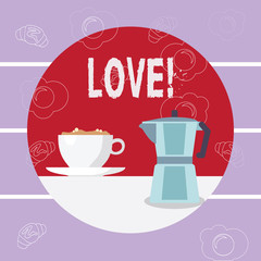 Writing note showing Love. Business photo showcasing Intense feeling Deep affection Roanalysistic Sexual attachment Relationship