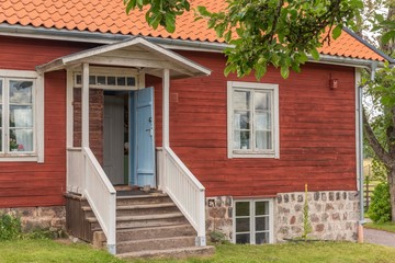Traditional Swedish red house