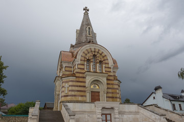 Fototapeta na wymiar Russia Serpukhov July 2019 Vysotsky Monastery