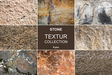 stone texture collection - 8 pcs.