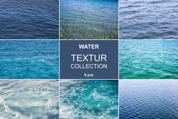water texture collection - 8 pcs.