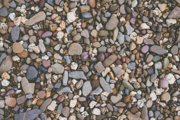 Pebbles stone background 