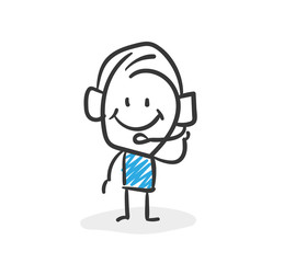 Stickman Blue: Hotline, Support. (Nr. 20)	
