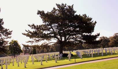 cimetière américain en normandie