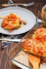 Meat and potato casserole - simple country food