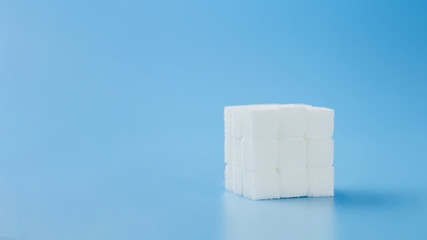 Rubik's cube made of sweet sugar