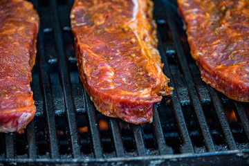 Steak on the bbq