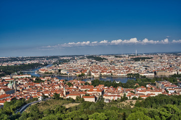 Prague Old Town And Vltava Rive