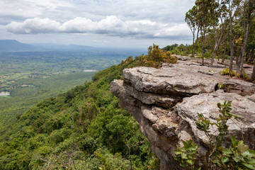 Natural cliffs without the city