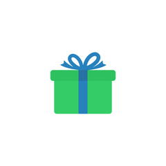 gift box icon vector. gift box symbol vector