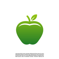 Concept design Apple logo vector. Colorful apple logo template. Vector Illustration