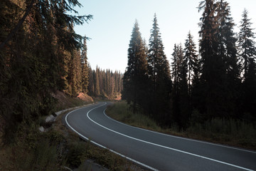 beautiful mountain road