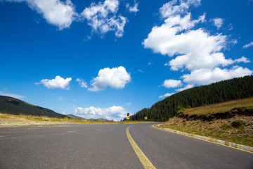 beautiful mountain road