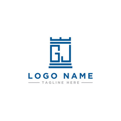 Inspiring company logo designs from the initial letters of the GJ logo icon. -Vectors