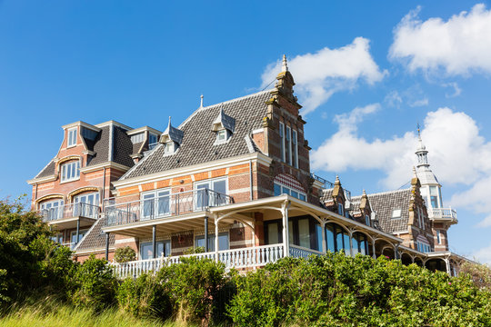 grand mansion in the dunes of Domburg, Netherlands