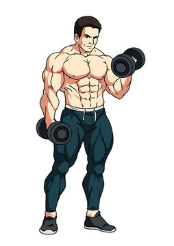 Cartoon Bodybuilder Images – Browse 16,395 Stock Photos, Vectors, and Video  | Adobe Stock