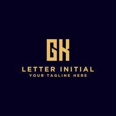 Inspiring company logo designs from the initial letters of the GK logo icon. -Vectors