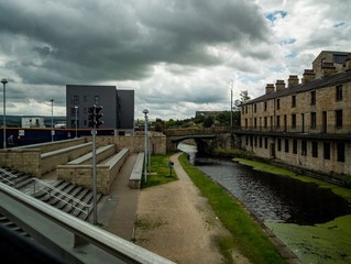 Burnley. Sandygate. Canal and bridge