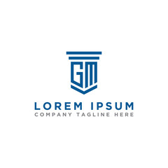 inspiring logo designs for companies from the initial letters of the GM logo icon. -Vectors