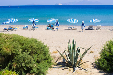 Exotic beach on Kos island - Greece