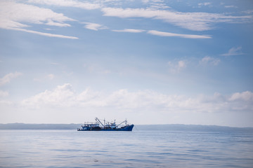 Fishing in the blue waters of Philippine Sea