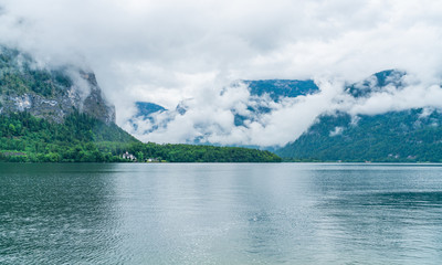 Hallstatter Lake in Salzkammergut region, Austria