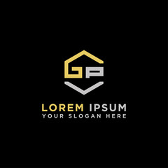 Inspiring company logo design from the initial letters of the GP logo icon. -Vectors