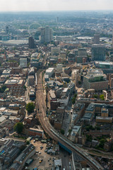 Fototapeta premium London Skyline - Borough Market- London Eye - View from The Shard