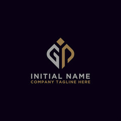 Inspiring company logo design from the initial letters of the GP logo icon. -Vectors