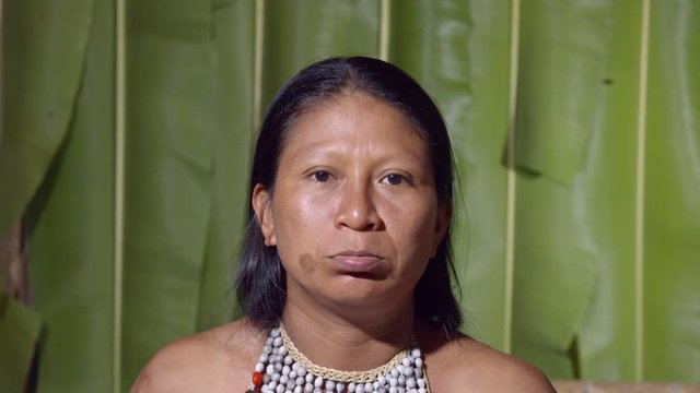 Facial Expression Of A Woman Pouting