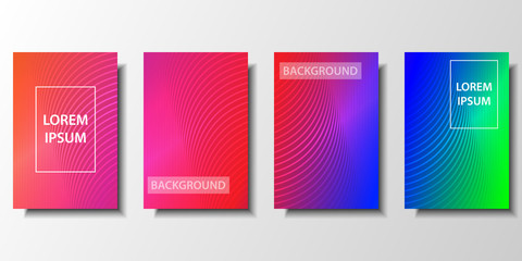 Modern background design. Colorful halftone gradients. Minimal covers design. Background template design for web. Cool gradients. Vector illustration.
