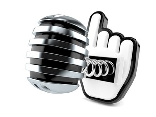 Microphone with cursor