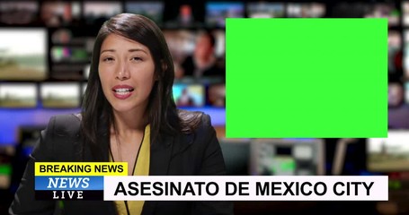 MS Female reporting live from Mexico City with breaking news