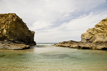 Fototapeta na wymiar Landscapes of the Alentejana coast of Portugal