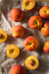 Naklejka na ściany i meble Raw Yellow Organic Peaches