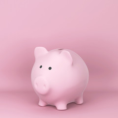 Ceramic piggy bank for saving money