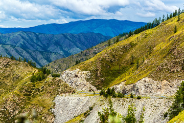 Chike - Taman mountain pass. Altai Republic, Russia