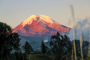 Chimborazo Nevado - obrazy, fototapety, plakaty