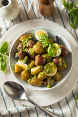 Homemade Organic Pesto Potato Salad