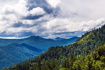 Obraz premium Chike - Taman mountain pass. Altai Republic, Russia