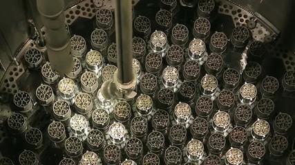 loading nuclear fuel into the reactor at the nuclear power station