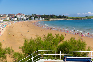 City beach of Santander