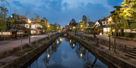 Fototapeta na wymiar Bikan historical quarter in Kurashiki, Okayama Prefecture, Japan