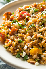 Homemade Healthy Farro Tomato Salad