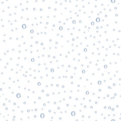Realistic Detailed 3d Water Spray or Droplet Seamless Pattern Background. Vector