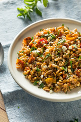 Homemade Healthy Farro Tomato Salad