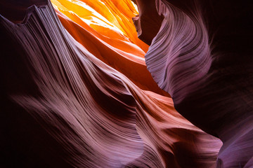 Antelope canyon abstract art contemplation 