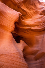 Orange canyon twisted rock 